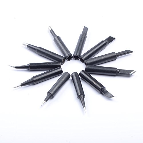 10pcs Soldering Iron Tip Black for Soldering Station Tool, Soldering Gun, Replaceable - Thumbnail 7