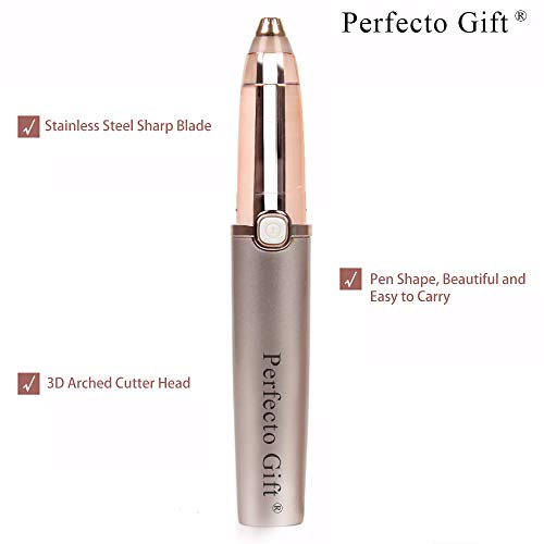 PerfectoStore Rechargeable Eyebrow hair Trimmer Epilator for Women, Eye