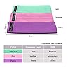 Resistance Bands [Set of 3], Fabric Resistance Hip Bands Set with 3 Resistance Levels for Hips & Glutes,Workout Booty…