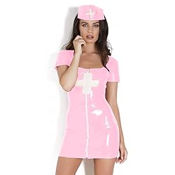 Anerotic Exotic Costumes Sexy PVC Nurse Outfit