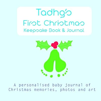 personalised first christmas book