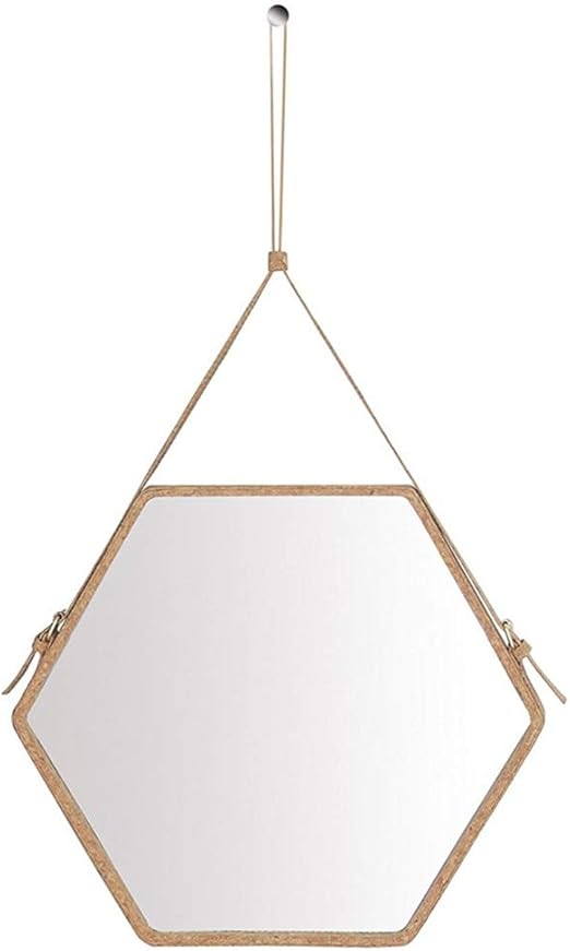 Espejo Colgante Espejo De Pared Colgante Geometrica Hexagono