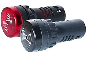 Signaworks BZ-22 Panel Mount Audible Alarm (Black - 24V)