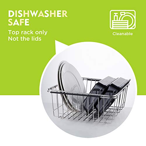 Meal Prep Containers with Lid Keto 50 Pack BPAFREE BPSFREE