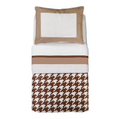 Metro Khaki/Choc 4 pc Toddler Bedding Set