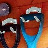 raxter 12 Pack Heavy-Duty Garage Hooks Wall Mounted Tool Hanger Organizer Set view 3
