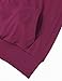 Pullover Hoodies for Women,Timeson Prime Fashion Long Sleeve V Neck Tunic Sweatshirt with Kangaroo Pocket Purple Red M