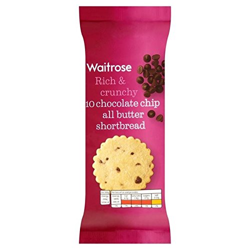Chocolate Chip Shortbread Waitrose 180g