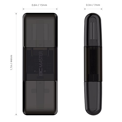 BC Master USB Type-C Card Reader to Micro SD Reader Flash Memory Card Reader for New MacBook, ChromeBook Pixel, Nexus 5X 6P, LG G5, Nintendo Switch