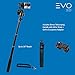 EVO SS 3 Axis Wearable Gimbal - Stabilizer for GoPro Hero4, Hero5, Hero6 Black, Yi 4K+, Garmin Virb Ultra 30 - 1 Year USA Warranty | Bundle Includes: EVO SS Gimbal + Extra Set of Batteries