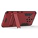 Nokia 9 PureView case, MAIKEZI Dual Layer Armor Hard Slim Hybrid Kickstand Phone Cover Case for Nokia 9 PureView (Red Kickstand Case)