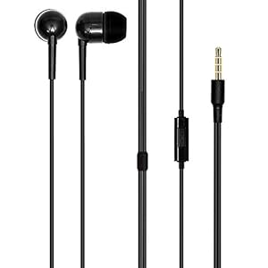 MINISO Wired in Ear Earphone with Mic (Black)