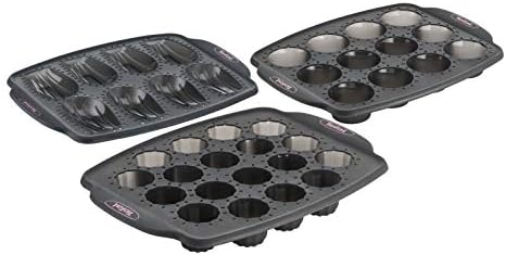 Tefal Crispybake Moule 21 mini financiers, 100% Silicone haute qualité, Résistance, Cuisson parfaite, 29x21 cm J4171314 - Cuisine A Vivre Tefal Crispybake Moule 21 mini financiers, 100% Silicone haute qualité, Résistance, Cuisson parfaite, 29x21 cm J4171314