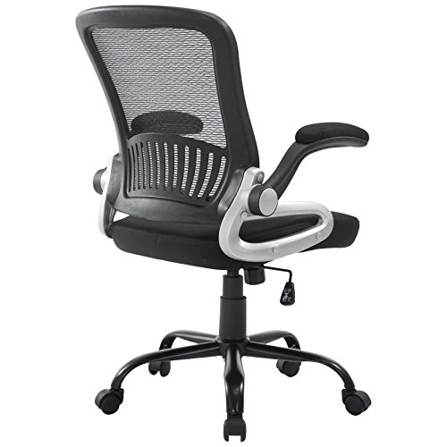 Poly and Bark Hargrove Office Chair in Mesh, Black - Thumbnail 4