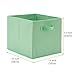 EZOWare Set of 4 Foldable Fabric Basket Bin, 13 x 15 x 13 inch Collapsible Organizer Storage Cube with Handles for Home, Bedroom, Baby Nursery, Office, Kids Playroom- Assorted Color