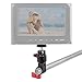 CAMVATE 15mm Rod Clamp & Ball Head Mount Adapter with 1/4