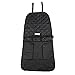 SoulSpa Pet Front Seat Cover Dog Seat Cover Car Seat Cover for Pets - Pet Seat Cover 600D Heavy Duty Waterproof Scratch Proof Nonslip Durable Soft Dogs Back Black Seat Covers for Cars Trucks and Suvs