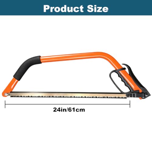 24 Inch Heavy Duty Bow Saw,Hand Saw Wood Cutting, 24" Bow Saw photo 9