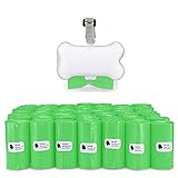 Gorilla Supply 1000 Green Dog Pet Poop Bags, EPI Technology, 50 Refill Rolls (Free Patented Dispenser)