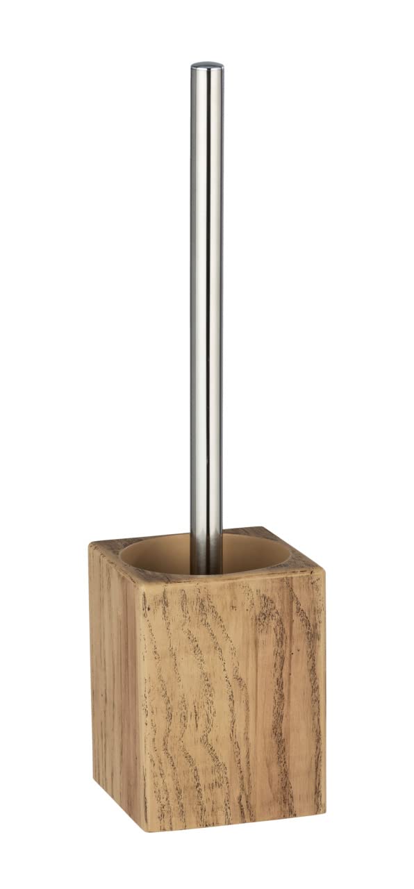 Wenko 23693100 Toilet Brush, Brown, 9 x 37 x 9 cm