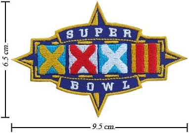 NFL Super Bowl XXXII 1997 Style-32 Embroidered Sew On Patch