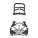 Olympia Tools 500 LB Aluminum Folding Hand Truck, Heavy Duty Luggage Cart with Telescoping Handle for Home and Office Use