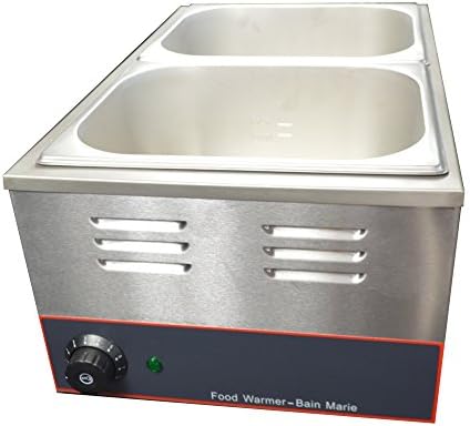 2 Well Kettle Professional Bain-Marie Buffet Food Warmer Server standard 1/2 pans
