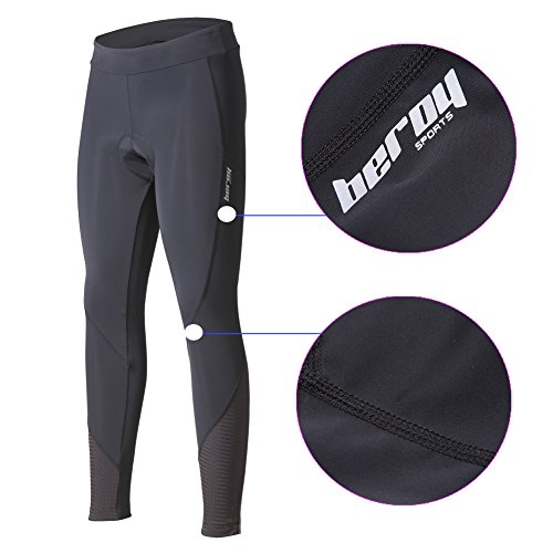 image for beroy Women 3D Padded Cycling Pants with Adjust Drawstring,Ladies Comp