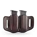 1791 Gunleather 2.2 Mag Holster - Double Mag Pouch for Double Stack Magazines, OWB Magazine Pouch for Belts