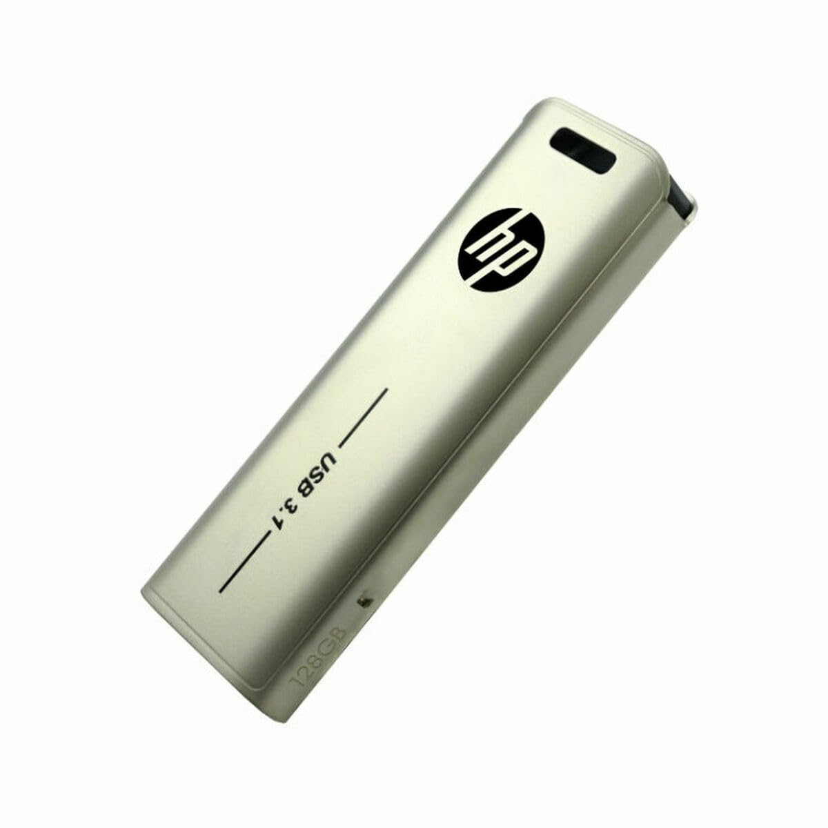 HP x796w USB 3.1 Flash Drive 64GB, Push and Pull design, Metallic finish