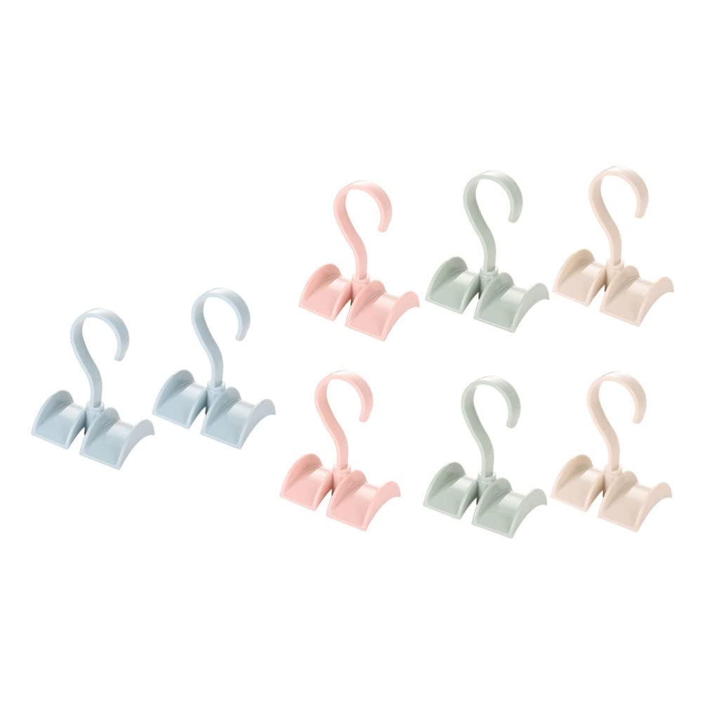TOPBATHY Pp Hook Hangers Set 8pcs Handbag Hanging Rack Ideal for Retail Display