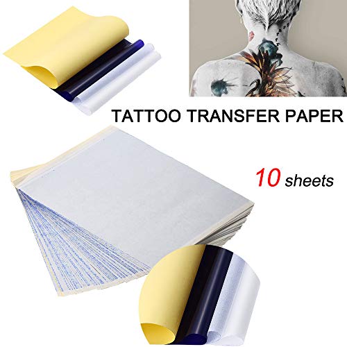 Fan-Ling 10x Tattoo Transfer Paper Stencil Carbon Thermal Tracing Hectograph Sheet,Tattoo Transfer Paper,Used for transferring The Tattoo Design from The Paper to The Skin - Thumbnail 2