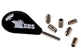 Santa Barbara Surfing SBS Surf Fin Key and Screws for FCS Fins (1 Key & 6 FCS Screws)
