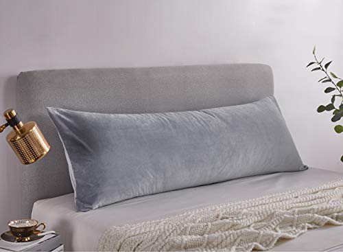 MoMA Sherpa Body Pillow Cover with Zipper - Luxury Soft Removable Body Pillow Case - Long Fuzzy Body Pillow Cover - Long Pillow Case - Thumbnail 6