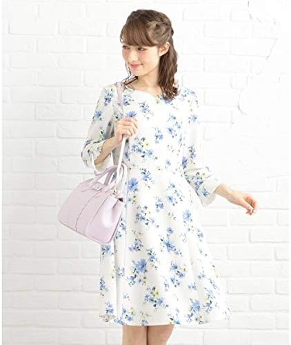 Amazon フェルゥ Feroux 洗える ウォーターフローレットジャージ ワンピース アイボリー系3 1 ワンピース チュニック 通販