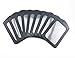 yueton 10pcs Vertical Style Leather Business ID Badge Card Holder, Name Card Business Card Holder Tag with Long Neck Strap Band Lanyard (Black)