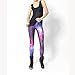 Zorro Mall Women's Pattern Galaxy Leggings Cotton Stretch Tight Pants