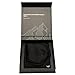 100% Silk Hypoallergenic Sleep Mask with Compact Travel Pouch and Gift Box by Brave Era (Raven Black)