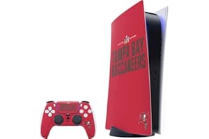 Skinit Decal Gaming Skin Compatible with PS5 Bundle - Officially Licensed NFL Super Bowl LV Champions Tampa Bay Buccaneers Design