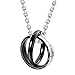 Urban Jewelry Amazing His & Hers Couples I Will Always Be with You Rings Pendant Necklace 19