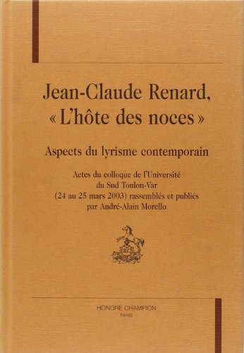Jean-Claude Renard, l'hôte des noces