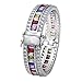 Women Amethyst Bracelets Garnet Ruby Blue Sapphire Tennis Bracelet Bridal Girl Girlfriend Jewelry