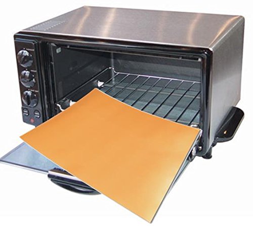 Cooks Innovations Copper Grill & Bake Mats (3 sizes) - Use on the grill, in oven & toaster oven. 100% Non-Stick. - Thumbnail 3
