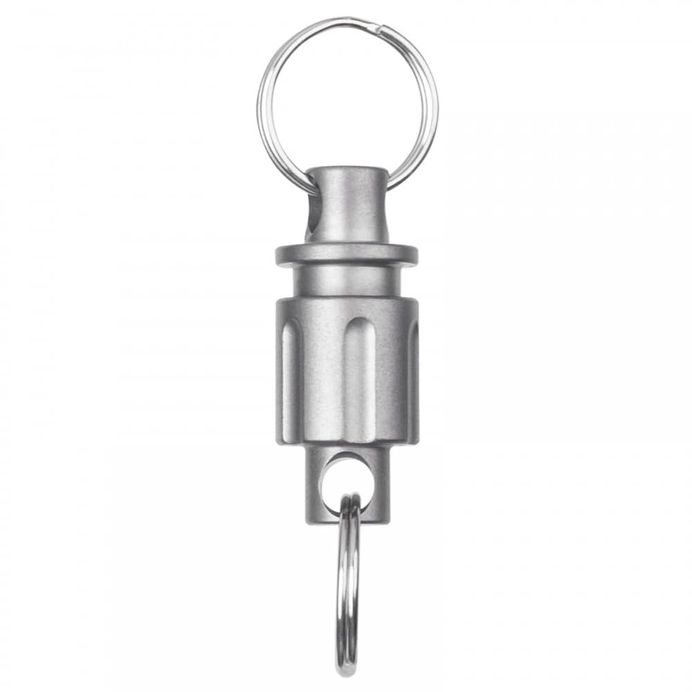 DONGKER Quick Release Key Chain,Titanium Swivel Dual Keychain Detachable Keychain Clip for Car Keys Flashlights Tools