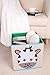 Cute Zebra Collapsible Storage Organizer by Clever Creations | Folding Storage Cube for Bedroom & Living Room | Perfect Size Storage Cube for Books, Clothes, Electronics, or Gadgets