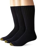 Gold Toe Men's Cotton Fluffies Casual Sock, Navy, Sock Size 10-13/Shoe Size 6-12.5