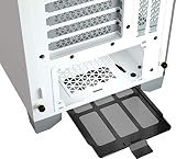 Corsair iCUE 4000X RGB Tempered Glass Mid-Tower Case White view 15