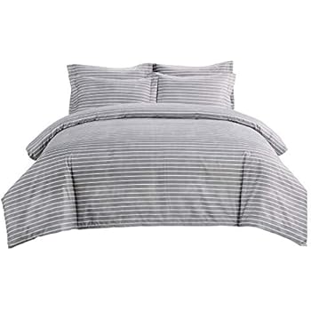Amazon.com: Delbou Tree Microfiber Bedding Set, Striped