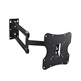 Sunydeal Swivel Full Motion Articulating Tilting TV Wall Mount Corner Mount Bracket for 14 - 42 inch Screen LCD LED Plasma 4K Flat Panel Screen TV, VESA up to 200x200mm, 66 lbs Capacity
