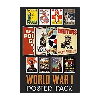 Amazon Com World War 1 Propaganda Poster Pack 12 Posters Wwi